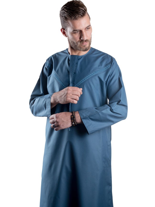 ثوب اماراتي - ملون